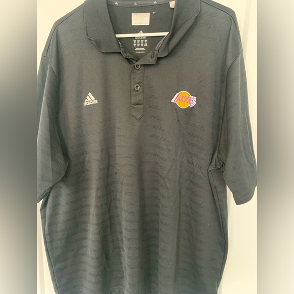 Adidas LA Lakers Polo Shirt 2XL - Picture 3 of 4